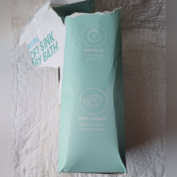 FRIDABABY SOFT SINK BABY BATH SOFT FOLDABLE TUB GREY IN BOX - Picture 9 of 12